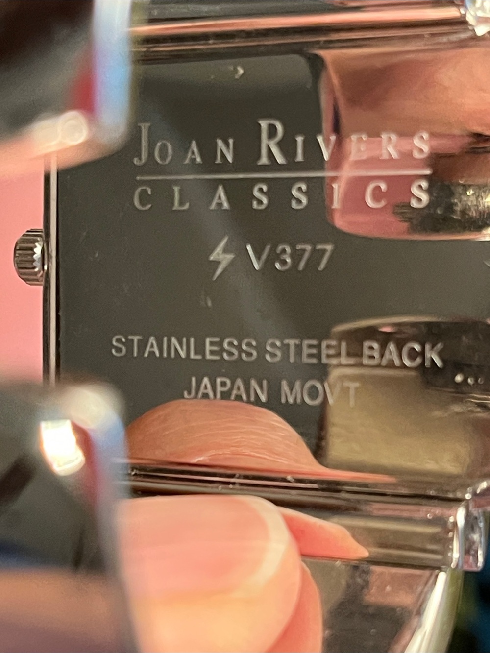 Vintage Joan Rivers Classics Green Dial Silver-Tone Bracelet Watch - Picture 2 of 6
